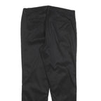NAUTICA Womens Black Slim Fit Slim Leg Trousers W31 L26 Polyester Blend Zip