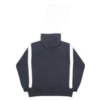 NIKE Mens Black & Cream Cotton Blend Pullover Hoodie 2XL Sportswear Sweatshirt