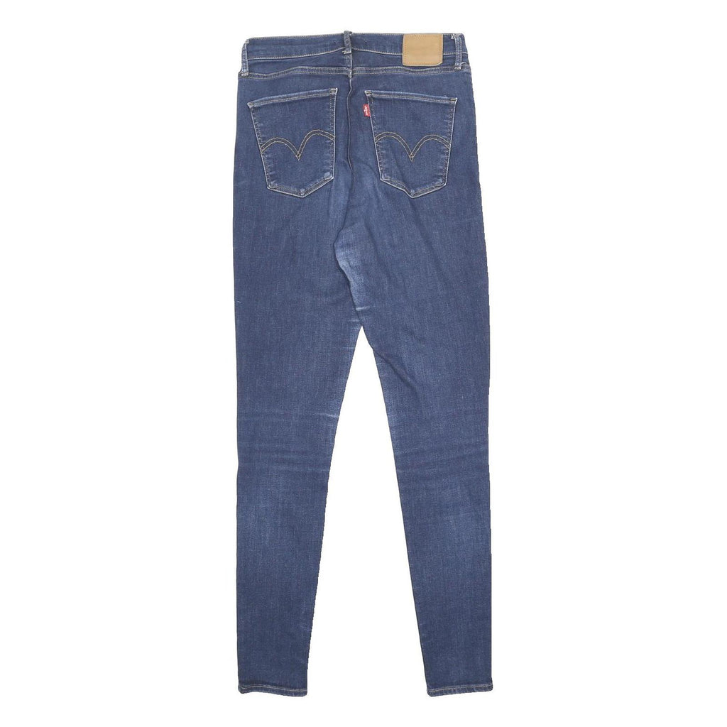 LEVI'S Mile High Big E Womens Blue Slim Skinny Denim Cotton Blend Medium W31 L32