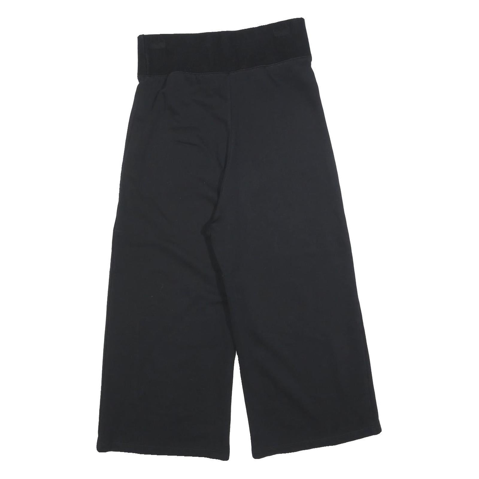 OPENING CEREMONY Womens Joggers Black S W26 L20 Cotton Blend Wide Leg Relaxed