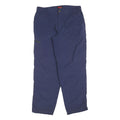 FJALLRAVEN Womens Polyester Blend Blue Regular Leg Trousers W32 L30 Outdoor