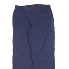 FJALLRAVEN Womens Polyester Blend Blue Regular Leg Trousers W32 L30 Outdoor