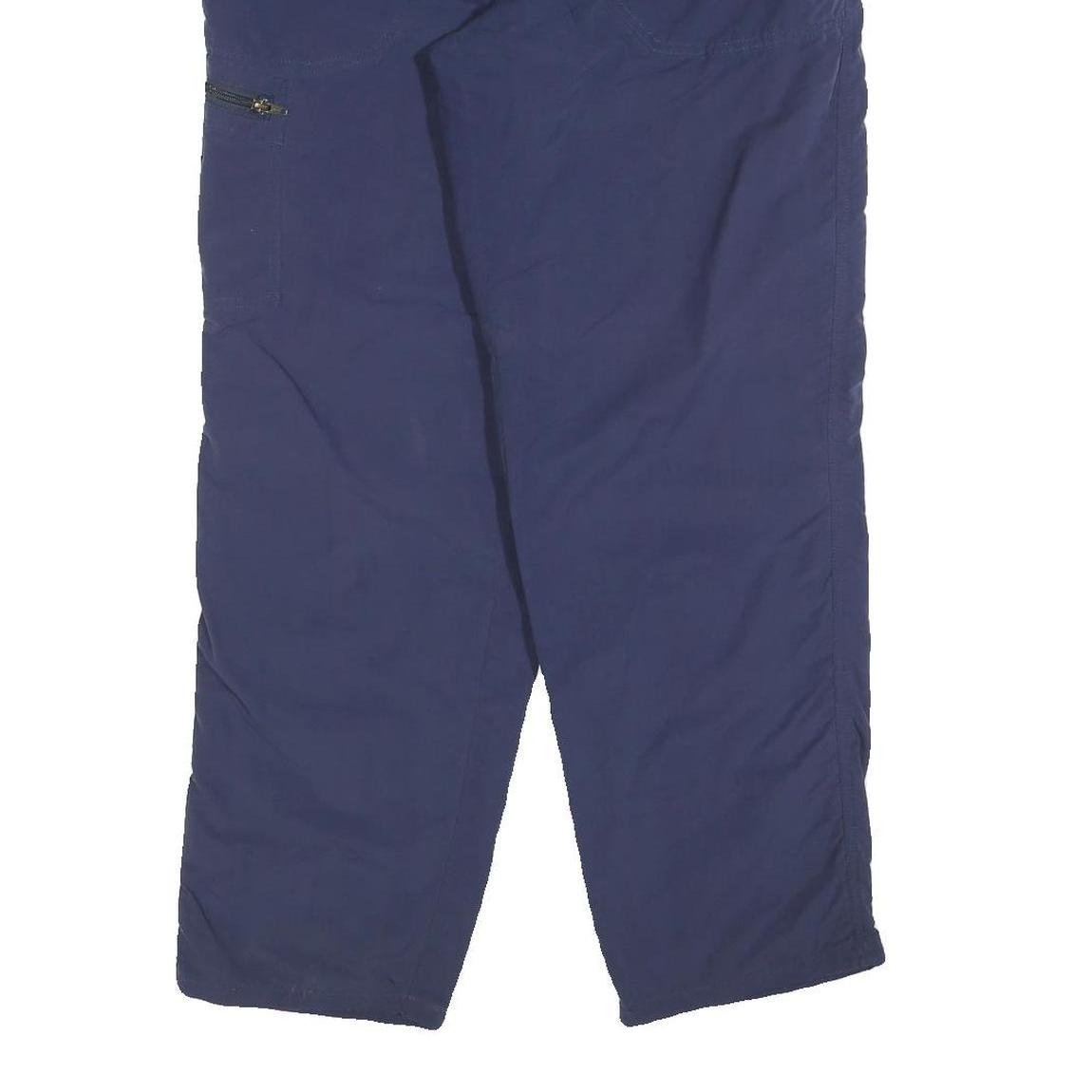 FJALLRAVEN Womens Polyester Blend Blue Regular Leg Trousers W32 L30 Outdoor