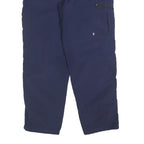 FJALLRAVEN Womens Polyester Blend Blue Regular Leg Trousers W32 L30 Outdoor