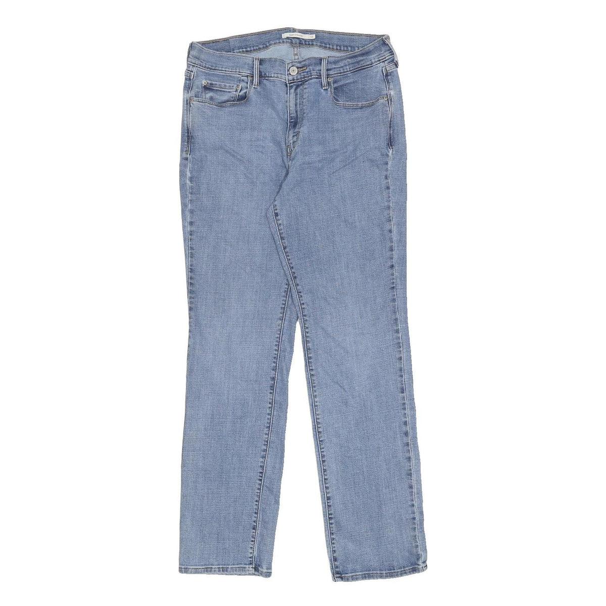 LEVI'S Womens Regular Fit 505 Straight Leg Denim Light Blue Jeans W31 L32