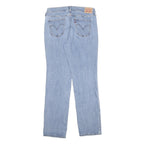 LEVI'S Womens Regular Fit 505 Straight Leg Denim Light Blue Jeans W31 L32