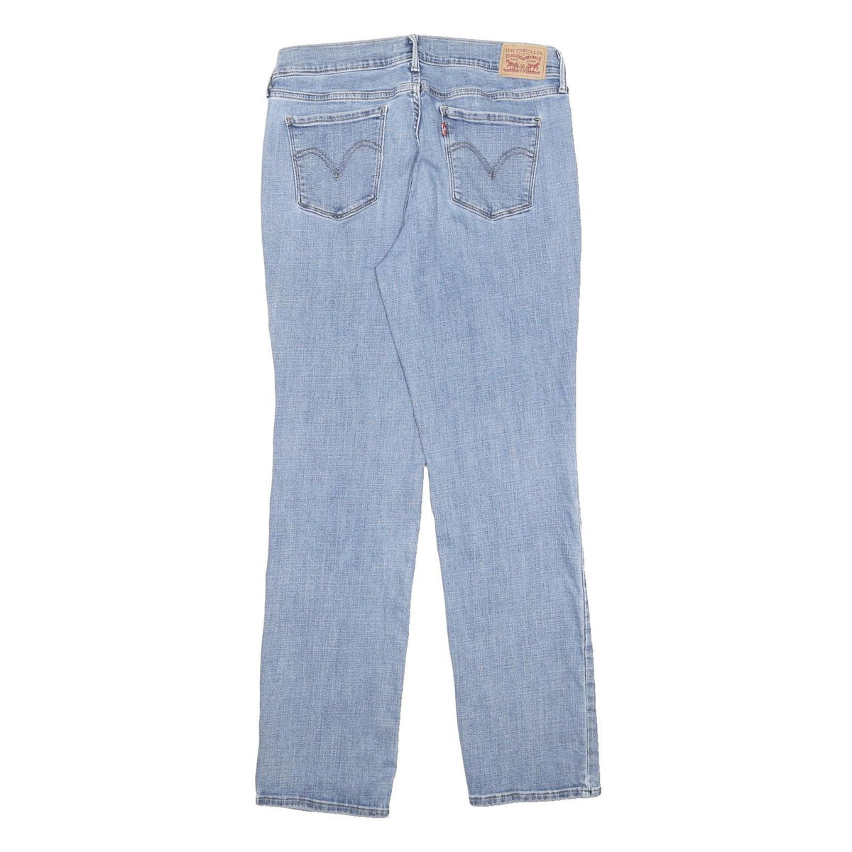 LEVI'S Womens Regular Fit 505 Straight Leg Denim Light Blue Jeans W31 L32