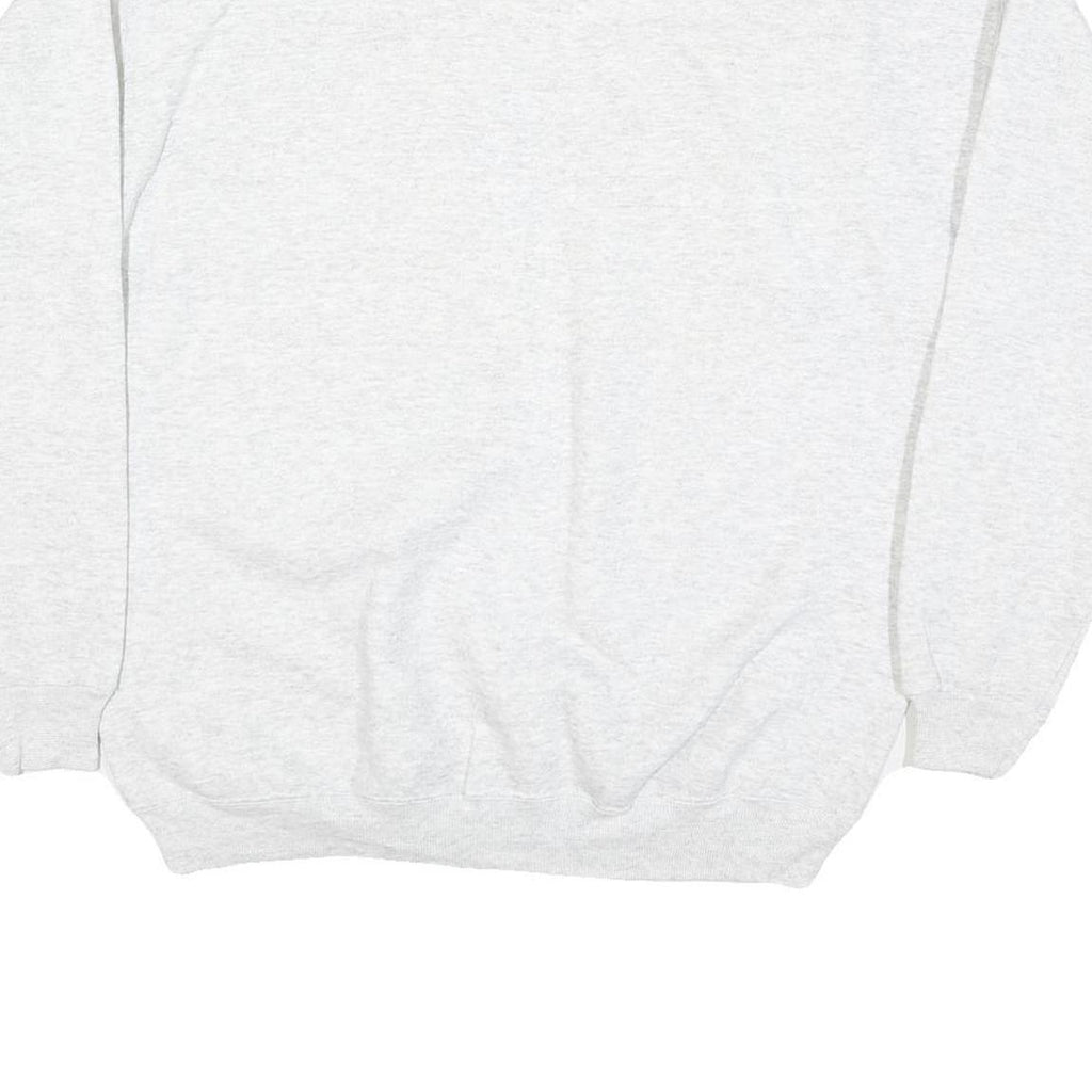 HANES Mens Grey Salem Math Team Crew Neck L Cotton Blend Sweatshirt