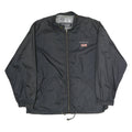 TRADER Mens Black Lightweight Zip Up Jacket L Polyester Sports Casual