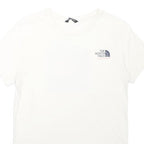 THE NORTH FACE Boys White UK Graphic T-Shirt XL Short Sleeve Crew Neck Logo