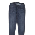 LEVI'S Womens Jeans Blue Regular Skinny Denim Rinse W27 L31 Stylish Fit