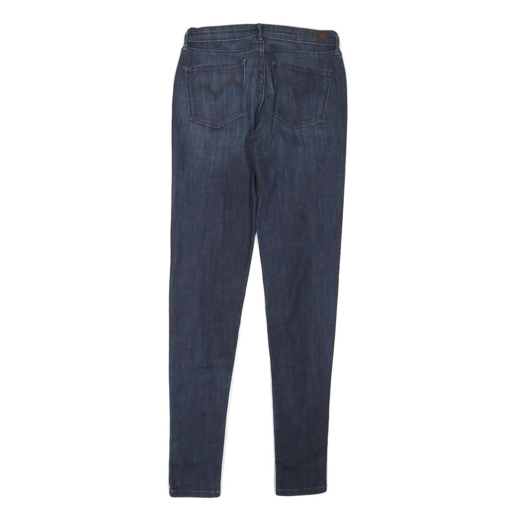 LEVI'S Womens Jeans Blue Regular Skinny Denim Rinse W27 L31 Stylish Fit