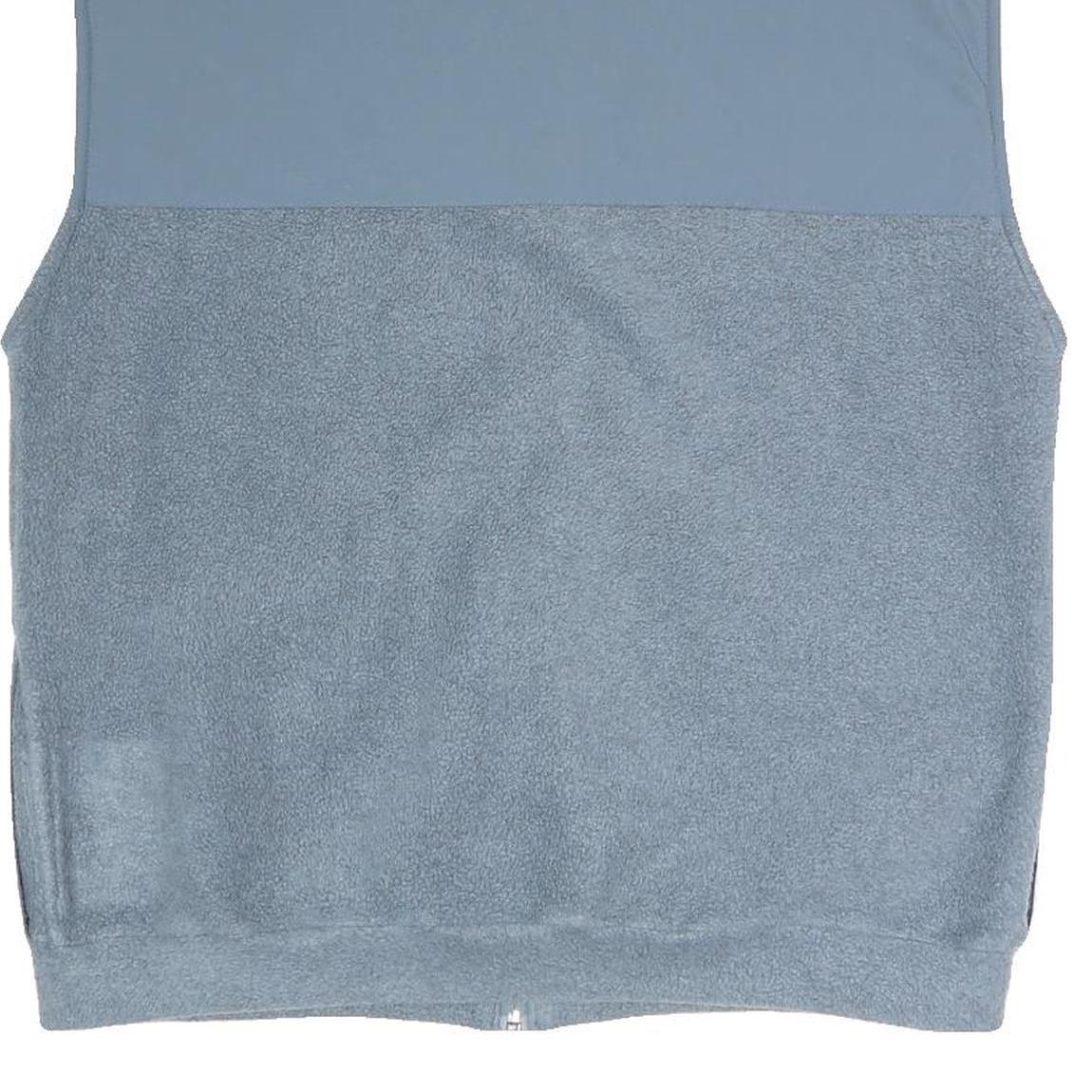 SNC Mens Blue Polyester Blend Fleece Jacket L Zip Up Warm Comfortable Casual