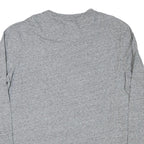 CHAMPION Mens Grey Long Sleeve Crew Neck T-Shirt 2XL Cotton Blend Casual