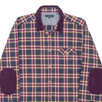 TED BAKER Mens Shirt Purple Plaid Long Sleeve L