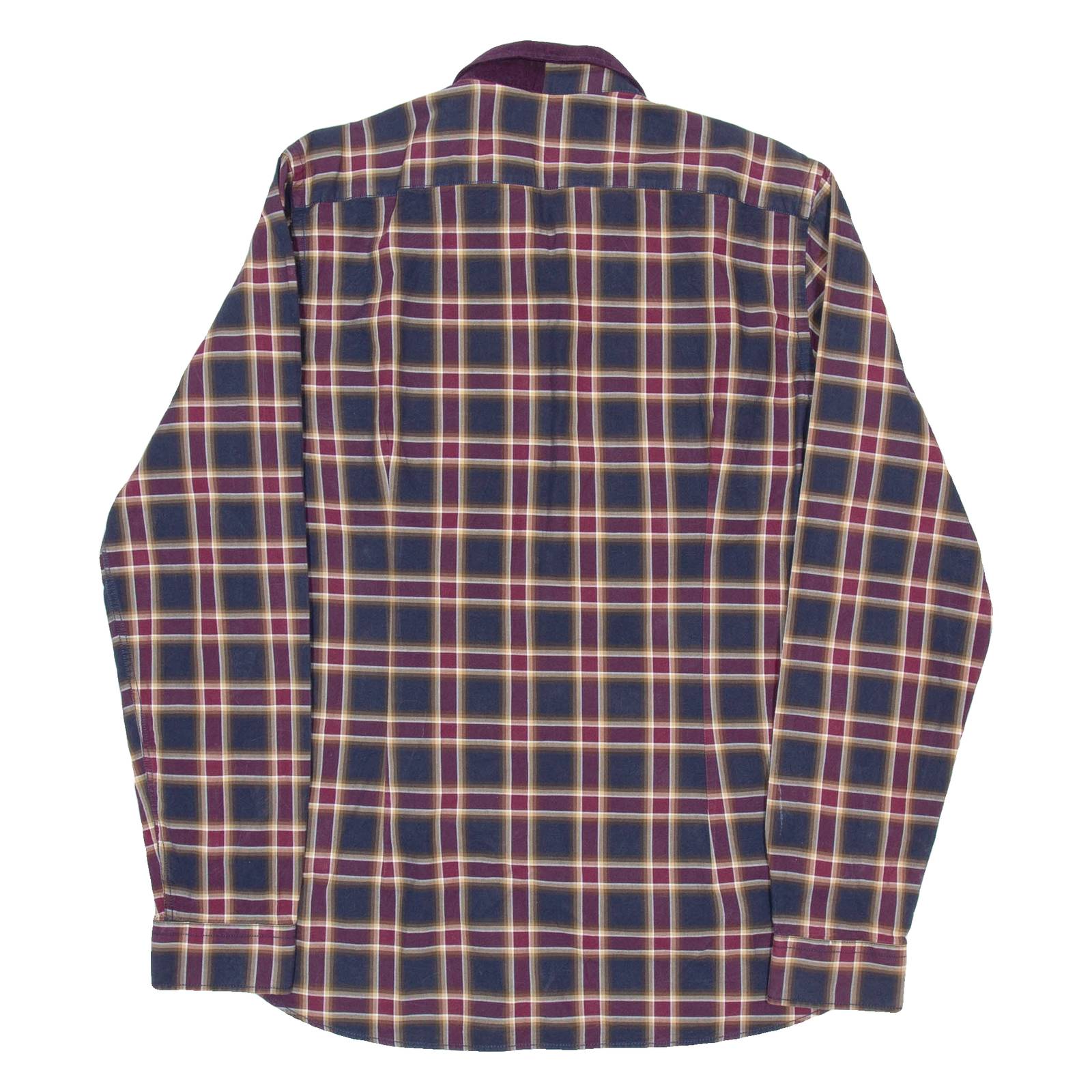 TED BAKER Mens Shirt Purple Plaid Long Sleeve L