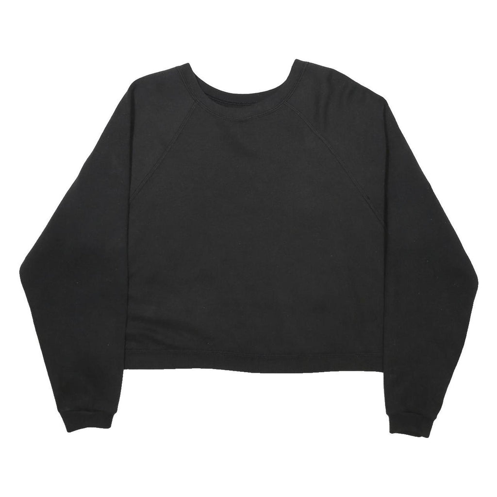 MICKEY UNLIMITED Womens Black Cotton Blend Crew Neck M Cartoon Character