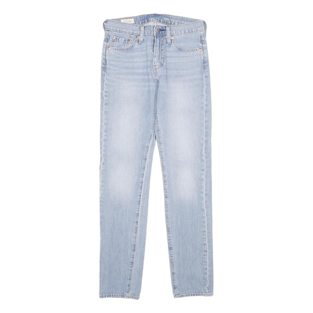 LEVI'S 510 BIG E Mens Jeans Blue Slim Skinny Denim Light W27 L32 Zip Cotton