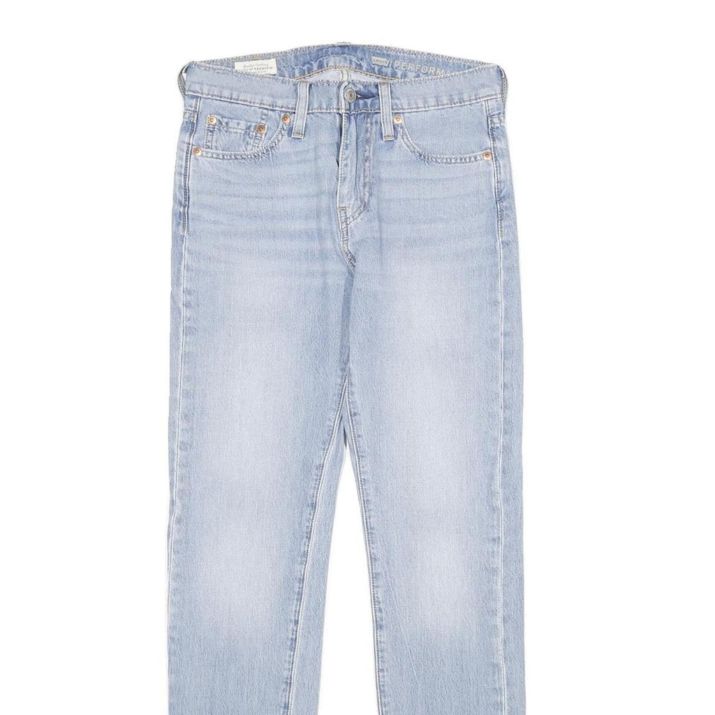 LEVI'S 510 BIG E Mens Jeans Blue Slim Skinny Denim Light W27 L32 Zip Cotton