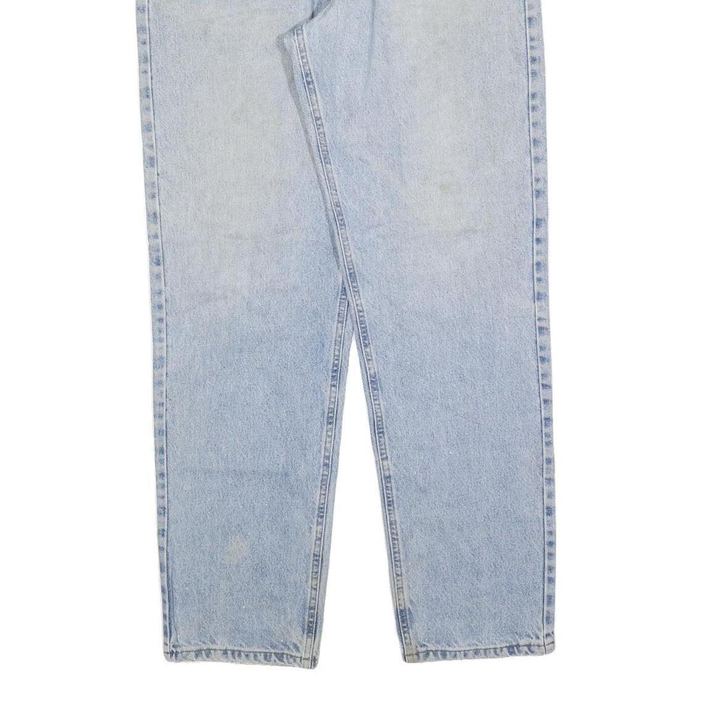 CARHARTT Mens Jeans Blue Relaxed Straight Denim Light W36 L32 Workwear