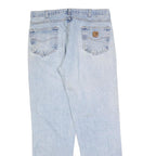 CARHARTT Mens Jeans Blue Relaxed Straight Denim Light W36 L32 Workwear