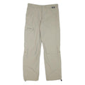 SCHOFFEL Womens Beige Regular Fit Outdoor Trousers W31 L29 Zip Polyester Blend