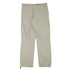 SCHOFFEL Womens Beige Regular Fit Outdoor Trousers W31 L29 Zip Polyester Blend