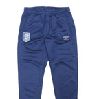 UMBRO Mens Joggers Blue S W28 L29 Slim Tapered Fit Sports Training Bottoms