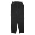 LEE Womens Relaxed Black Denim Jeans W27 L31 Comfortable Cotton Blend Zip