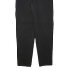LEE Womens Relaxed Black Denim Jeans W27 L31 Comfortable Cotton Blend Zip