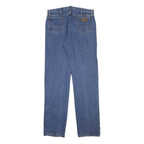 WRANGLER Mens Regular Fit Blue Denim Cotton Jeans W35 L36 Classic Casual Wear