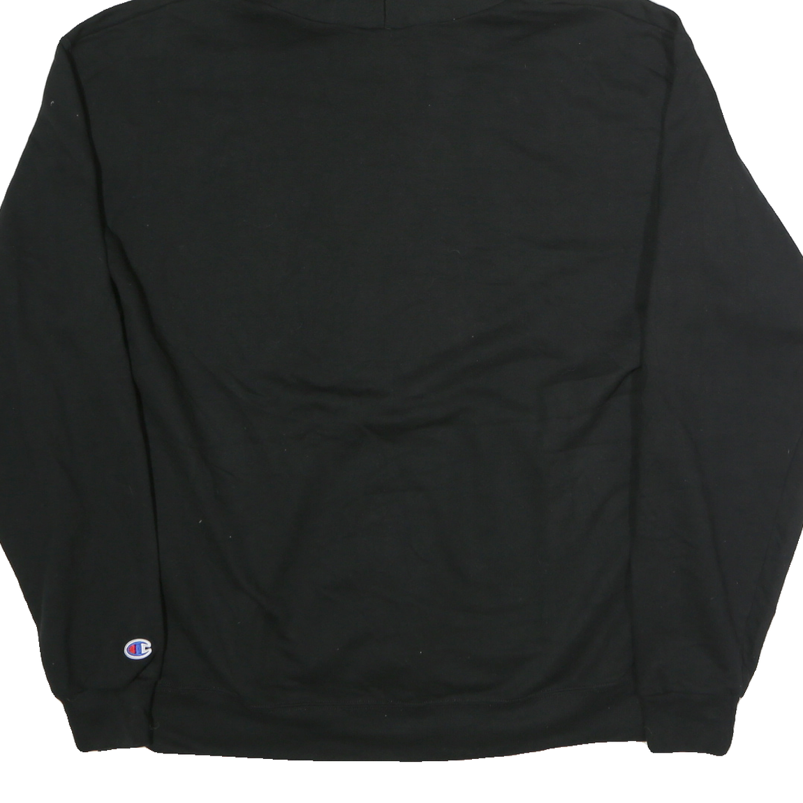 CHAMPION Mens Black Guerin Catholic Soccer Pullover Hoodie XL Cotton Comfort