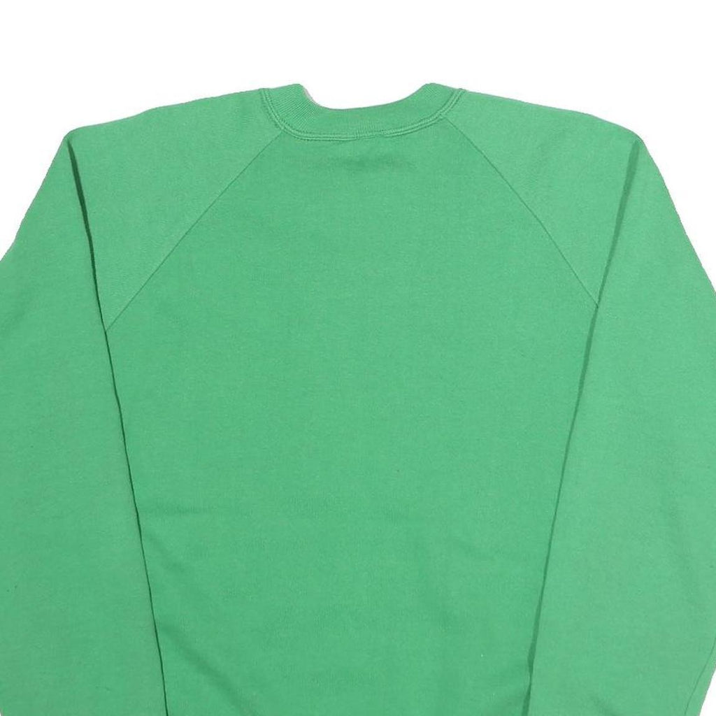 JERZEES Mens Green Cotton Blend Sweatshirt XL Crew Neck Casual Basic Pullover