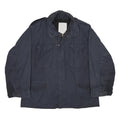 ALPHA INDUSTRIES M-65 Field Mens Navy Blue Jacket L Cotton Blend Zip Pocket