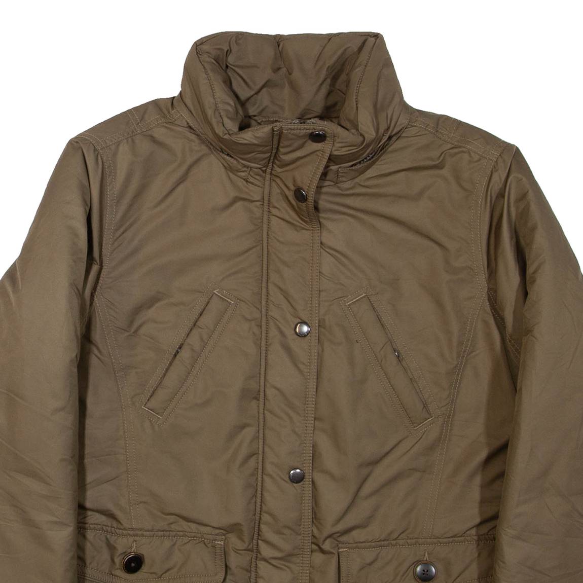 LEVI'S Womens Puffer Jacket Brown L