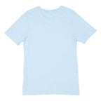 NIKE Mens Light Blue Graphic T-Shirt S Short Sleeve Crew Neck Cotton Blend