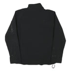 CARHARTT Mens Black Work Jacket L Polyester Blend Zip Plain Durable Outdoor