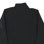 CARHARTT Mens Black Work Jacket L Polyester Blend Zip Plain Durable Outdoor