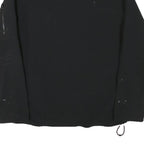 CARHARTT Mens Black Work Jacket L Polyester Blend Zip Plain Durable Outdoor