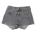 LEVI'S Womens Shorts Grey Denim Cut-Off M W32 Frayed Hem Classic Fit