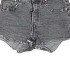 LEVI'S Womens Shorts Grey Denim Cut-Off M W32 Frayed Hem Classic Fit