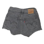 LEVI'S Womens Shorts Grey Denim Cut-Off M W32 Frayed Hem Classic Fit
