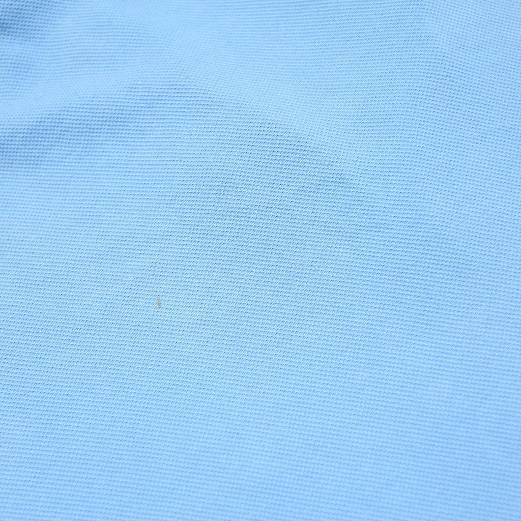 ADIDAS Mens Blue Short Sleeve Plain Polo Shirt M Cotton Blend Casual Sportswear