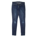 LEVI'S Modern Rise Womens Jeans Blue Slim Skinny Denim Stone Wash W28 L34
