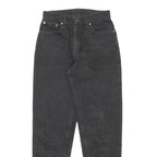 LEVI'S 550 Tapered Womens Jeans Black Relaxed Denim Medium W27 L30 Comfortable