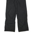 CONTEMPORARY Womens Black Relaxed Wide-Leg Trousers W30 L30 Polyester Blend Zip