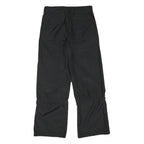 CONTEMPORARY Womens Black Relaxed Wide-Leg Trousers W30 L30 Polyester Blend Zip