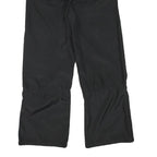 CONTEMPORARY Womens Black Relaxed Wide-Leg Trousers W30 L30 Polyester Blend Zip