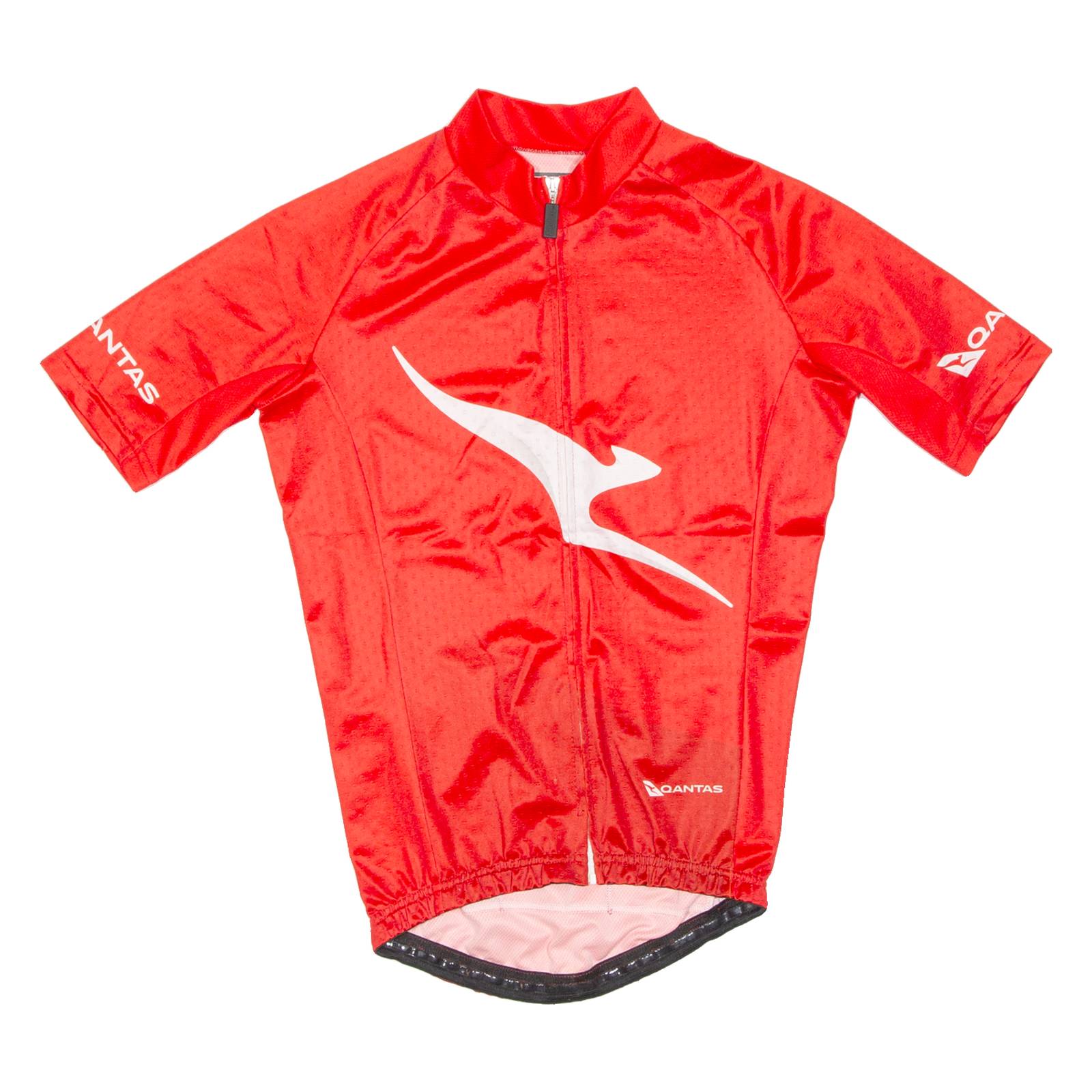 Cycling Mens Jersey Red Full Zip S