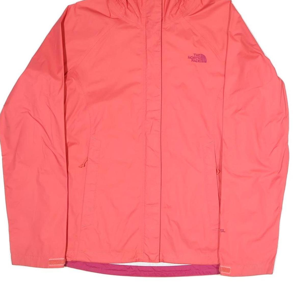 THE NORTH FACE Womens Pink & Purple Outdoor Waterproof Jacket M Polyester Blend